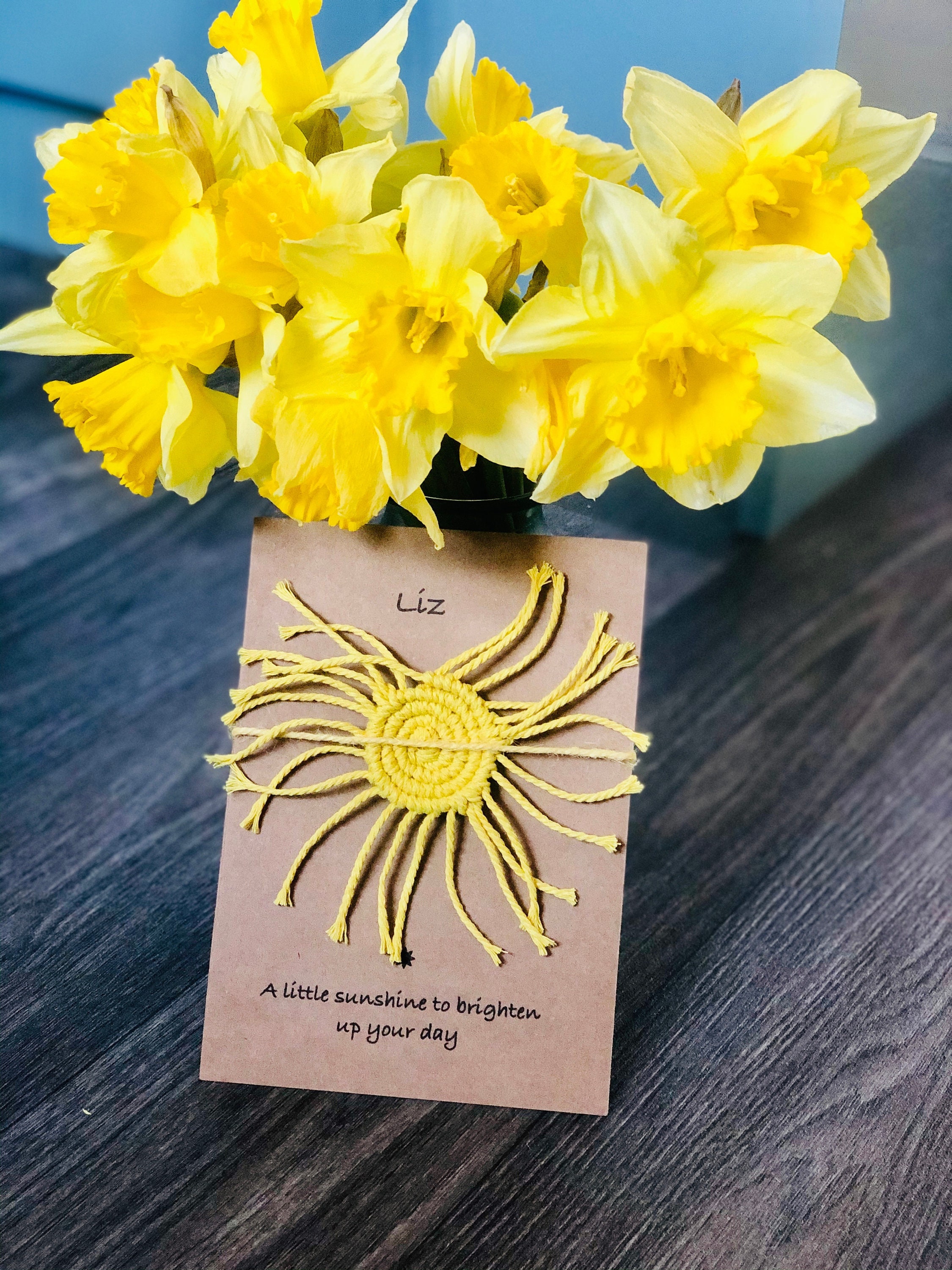 POCKET SUNSHINECheer up giftSunshine cardPersonalised Etsy.de