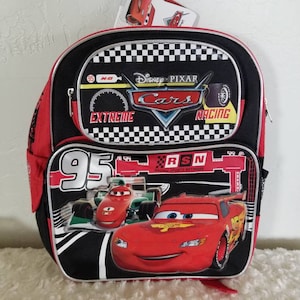 Trendy Apparel Shop Kid's Boys 95 Radiator Springs Cars Shape Mini Size  Backpack