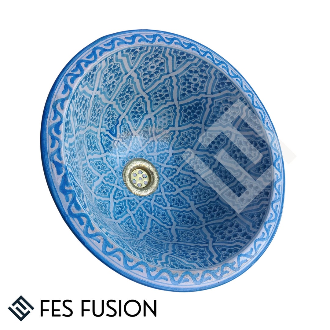 Bluett Handpainted Ceramic Vessel Sink Elevate Your Bathroom Vanity