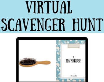 Virtual Scavenger Hunt- (Zoom Games, PowerPoint Games, Online Games Night, Virtual Games, Zoom Games for Groups, Virtual Games for Work))