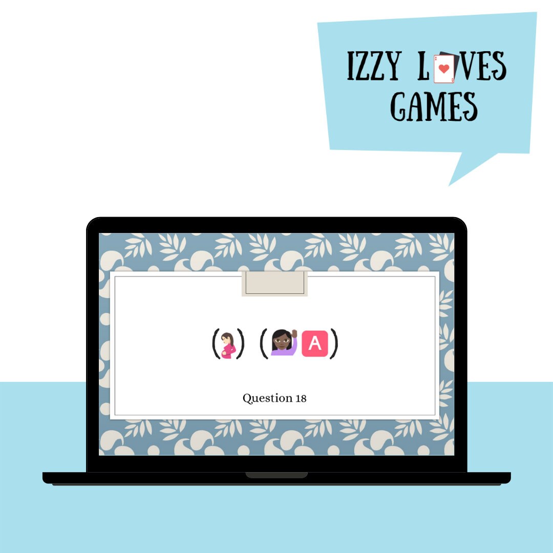 Emoji Quiz Musicals virtual Zoom Games for Work, Online Games for Zoom
