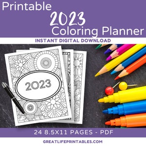 2023 Coloring Planner