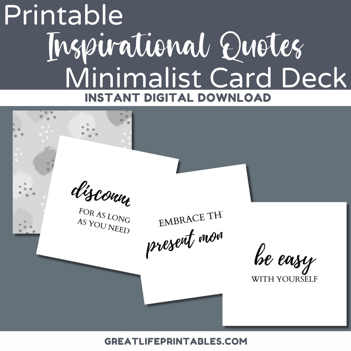 Creating Card Quotes Inspirational Quotes Printable Card Deck Motivational Cards - Etsy