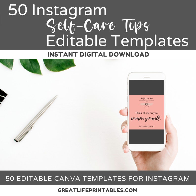 Self Care Template Self Care Instagram Instagram Tips Social Media Templates For Coaches Self Care Template Self Care Instagram Instagram Tips Social Media Templates For Coaches