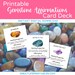 Printable Gemstone Cards, Printable Crystal Card Deck, Crystal ...