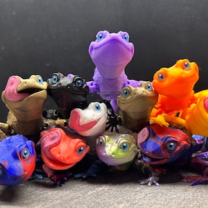 Leopardgecko Artikulerad 3D-utskriven