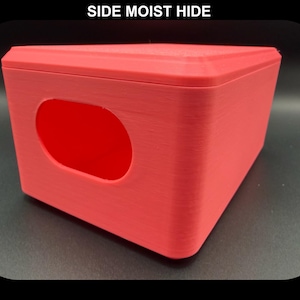 Leopard Gecko Moist Hide / Lay Box (Front Entrance)