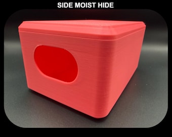 Leopard Gecko Moist Hide / Lay Box (Front Entrance)