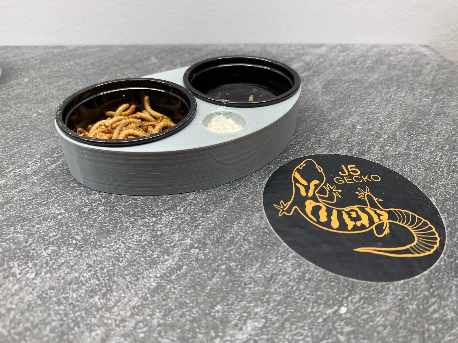 Leopard Gecko Food Bowl Etsy