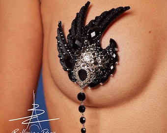 Nipple covers &quot;DEMON&quot;, nippies, pasties, nipple cover
