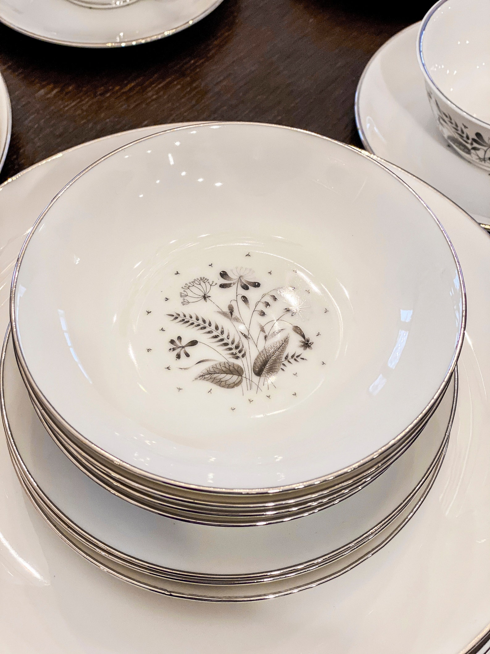 Vintage 28 Piece Deauville Parisienne Royal Jackson Fine China Etsy