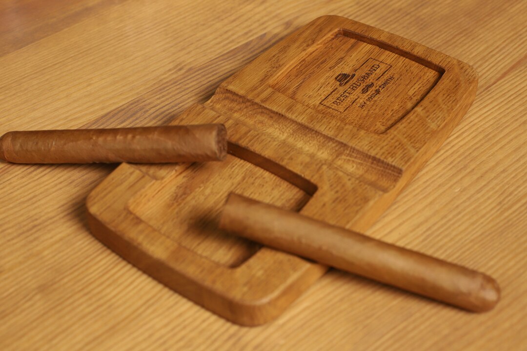 Whiskey & Cigar Ashtray Custom Cigar Ash Tray Gift for Etsy
