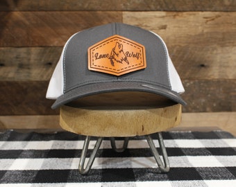 Custom Logo | Charcoal / White Back | Classic Trucker Hat  | Fathers Day | Christmas Gift | Birthday Gift| FREE SHIPPING !!