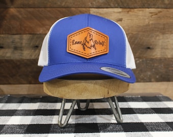 Custom Logo | Royal Blue / White Back | Classic Trucker Hat  | Fathers Day | Christmas Gift | Birthday Gift| FREE SHIPPING !!