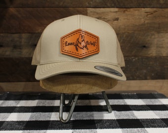 Custom Logo | Khaki / Khaki Back | Classic Trucker Hat  | Fathers Day | Christmas Gift | Birthday Gift| FREE SHIPPING !!