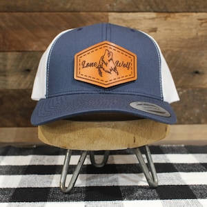 Custom Logo | Navy Blue / White Back | Classic Trucker Hat  | Fathers Day | Christmas Gift | Birthday Gift| FREE SHIPPING !!