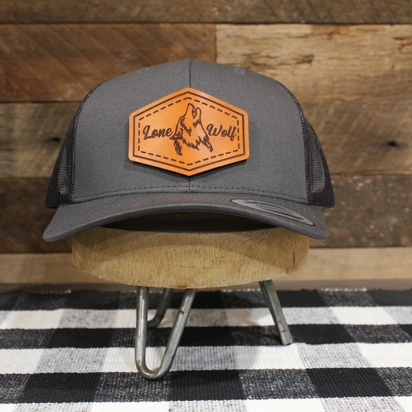 Custom Logo | Charcoal / Charcoal Back | Classic Trucker Hat  | Fathers Day | Christmas Gift | Birthday Gift| FREE SHIPPING !!