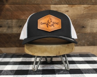 Custom Logo | Black / White Back | Classic Trucker Hat  | Fathers Day | Christmas Gift | Birthday Gift| FREE SHIPPING !!