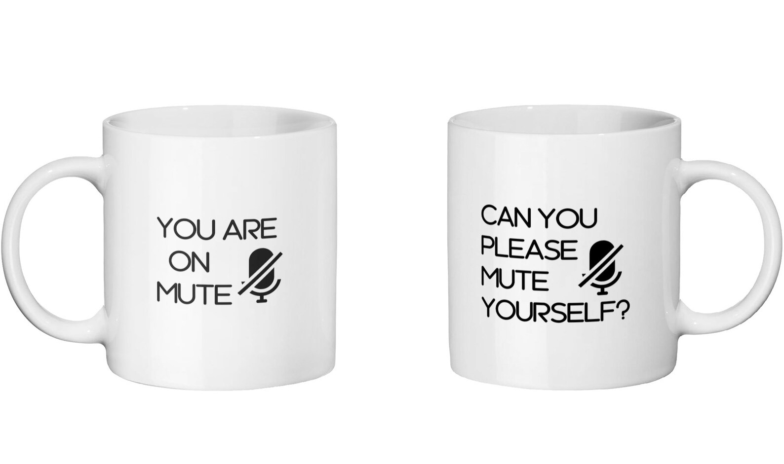 Can you please mute You are on mute funny Zoom quote coffee Etsy