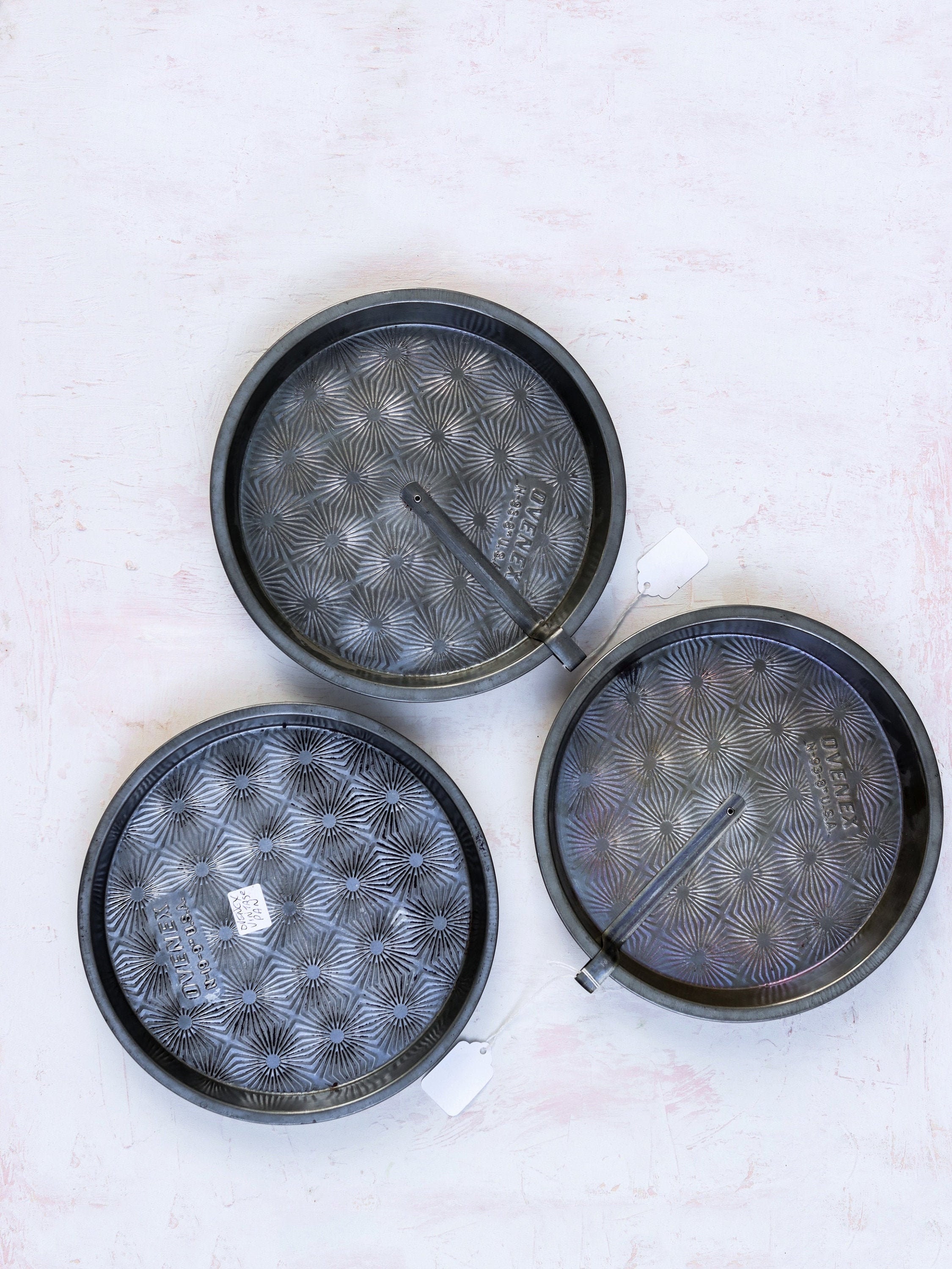 Ovenex starburst vintage pie pan cake pan with slider food Etsy