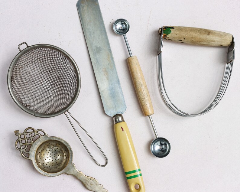 Vintage Kitchen Utensils Gadgets Kitchen Antique Farmhouse Etsy