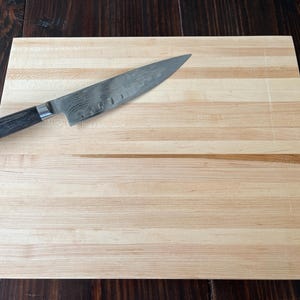 Thick maple cutting board