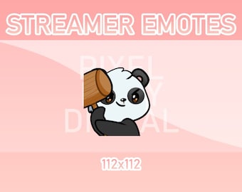 Animated Twitch, Discord and Kick Emotes - Animated Panda Hammer