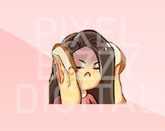 Idiot Sandwich - Brunette  - Twitch, Kick, YouTube Gaming and Discord Emote