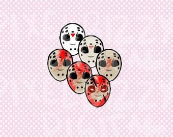 Twitch Sub Badges - Hockey Mask
