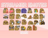 Animated Twitch, Discord and Kick Emotes - Animated Potato Pack (Set of 26)