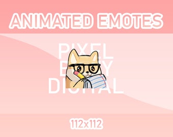 Emotes animés Twitch, Discord et Kick - Notes de chien animées