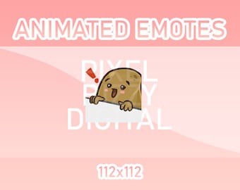 Animated Twitch, Discord and Kick Emotes - Animated Potato Lurk