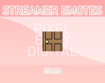 Animated Twitch, Discord and Kick Emotes - Animated Raccoon Door