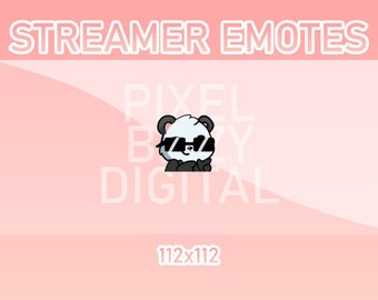 Animated Twitch, Discord and Kick Emotes - Animated Panda Sunglasses