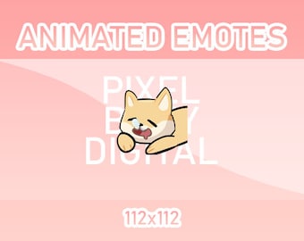 Animated Twitch, Discord and Kick Emotes - Animated Sleepy Dog