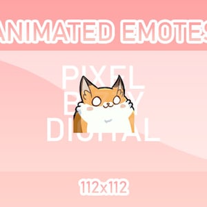Animated Twitch, Discord and Kick Emotes - Animated Fox Dancing Bouncy