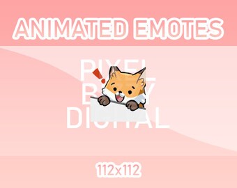 Animated Twitch, Discord and Kick Emotes - Animated Fox Lurk