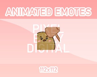 Animated Twitch, Discord and Kick Emotes - Animated Potato Bonk