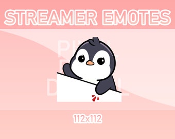 Animated Twitch, Discord and Kick Emotes - Animated Penguin Bongo