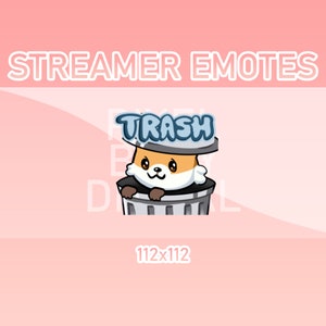 Animated Twitch, Discord and Kick Emotes - Animated Fox Trash