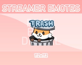 Animated Twitch, Discord and Kick Emotes - Animated Fox Trash