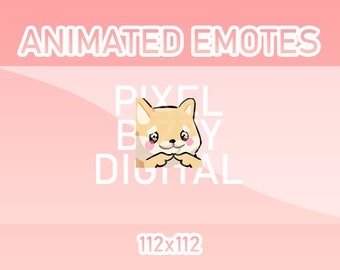 Animated Twitch, Discord and Kick Emotes - Animated Dog Shy