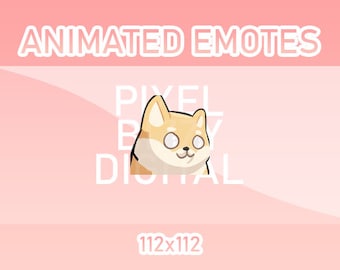 Emotes animés Twitch, Discord et Kick - Danse de chien animée
