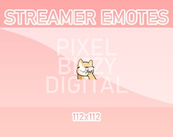 Animated Twitch, Discord and Kick Emotes - Animated Dog Anime Glasses