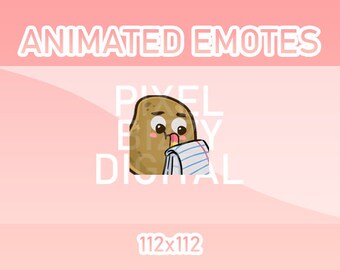Animated Twitch, Discord and Kick Emotes - Animated Potato Notes