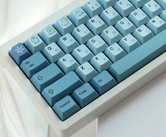 Blue Keycap Set, PBT Keycap Set, 108 Keys Keycap Set, Mechanical