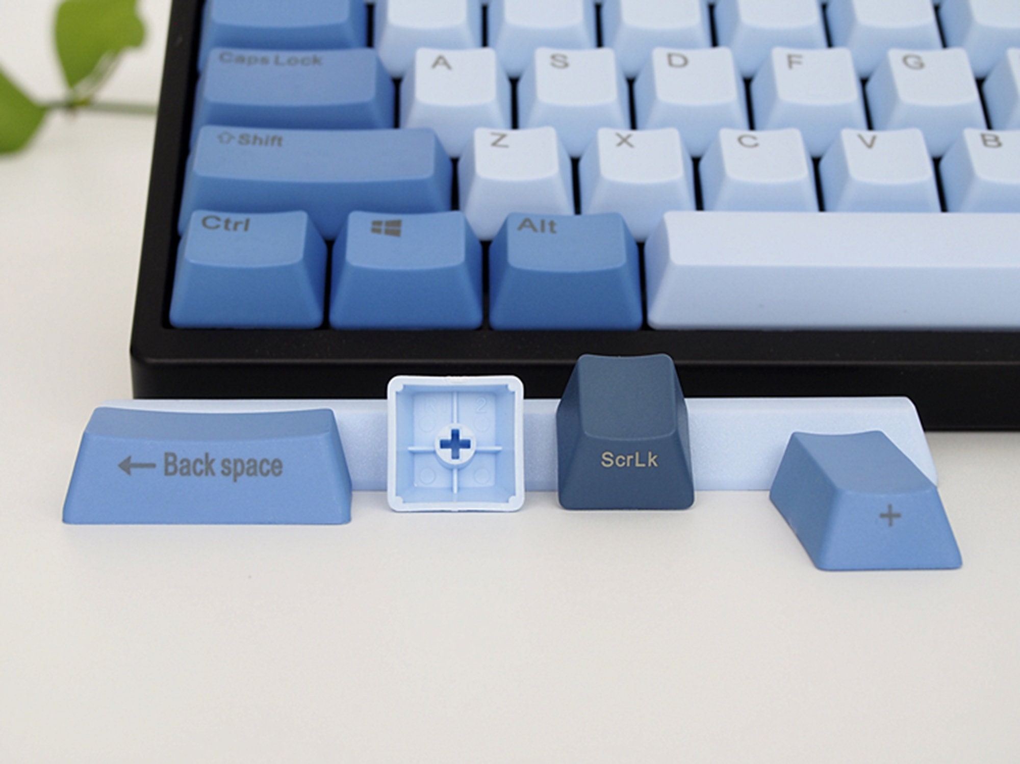 Blue Keycaps Set PBT Keycap Color Keycap Mechanical Etsy