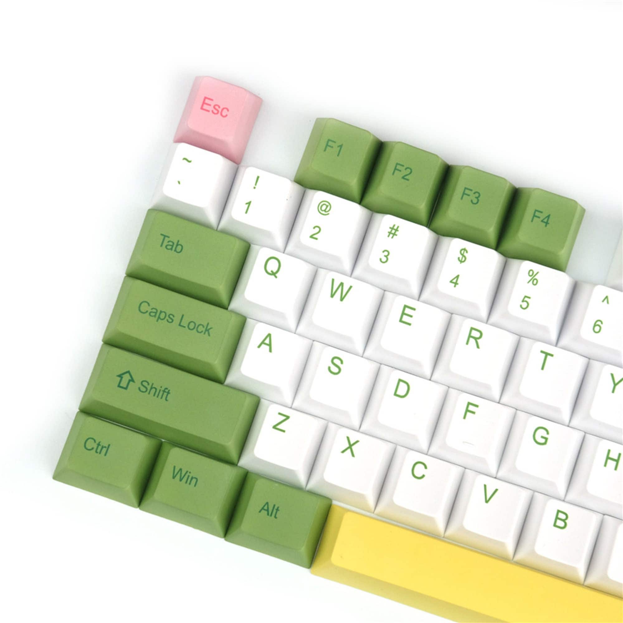 Nuvo N220KCGR Colored Key Caps Set for Flutes-Green 