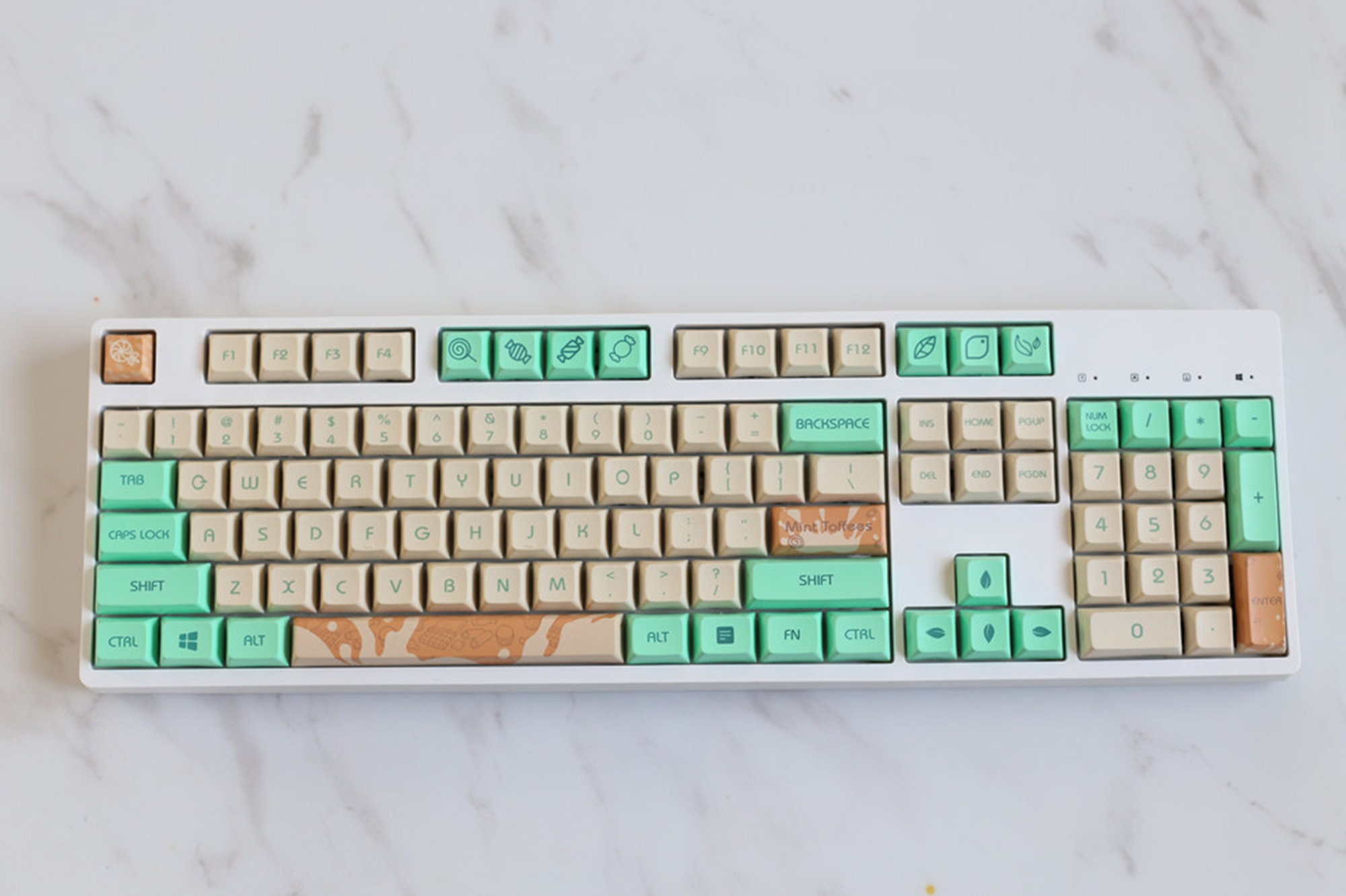 Mint Green Keycaps Set PBT Keycap Sugar Keycap XDA Height Etsy
