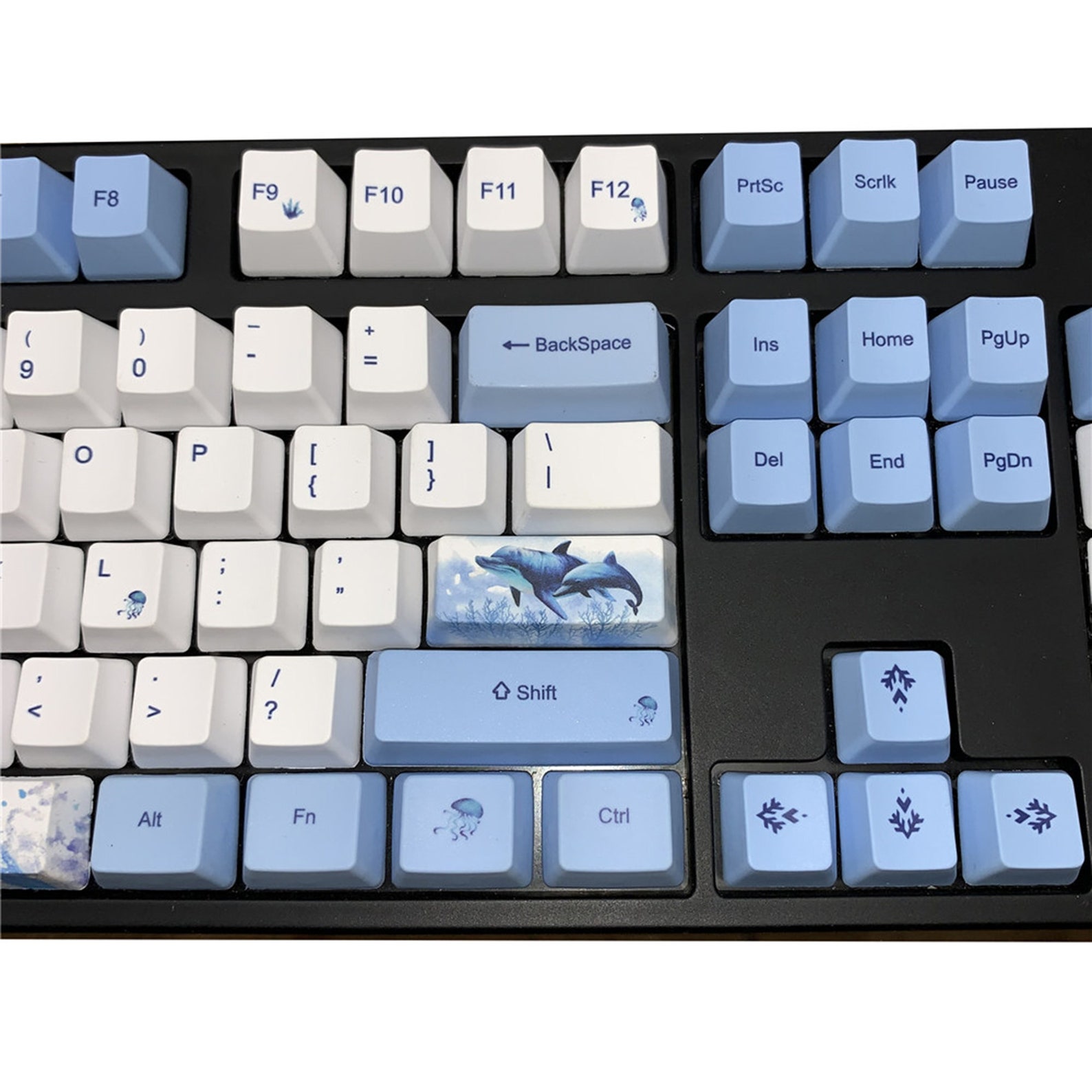 Whales Keycaps Set PBT Keycap Blue Keycap OEM Height Etsy